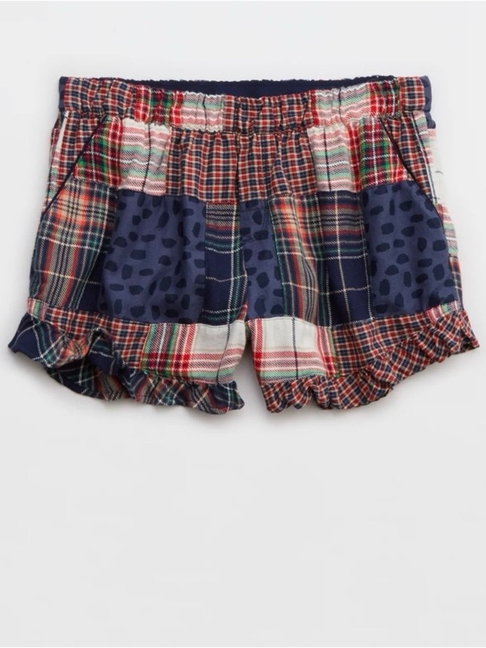 Aerie Flannel Ruffle Boxer